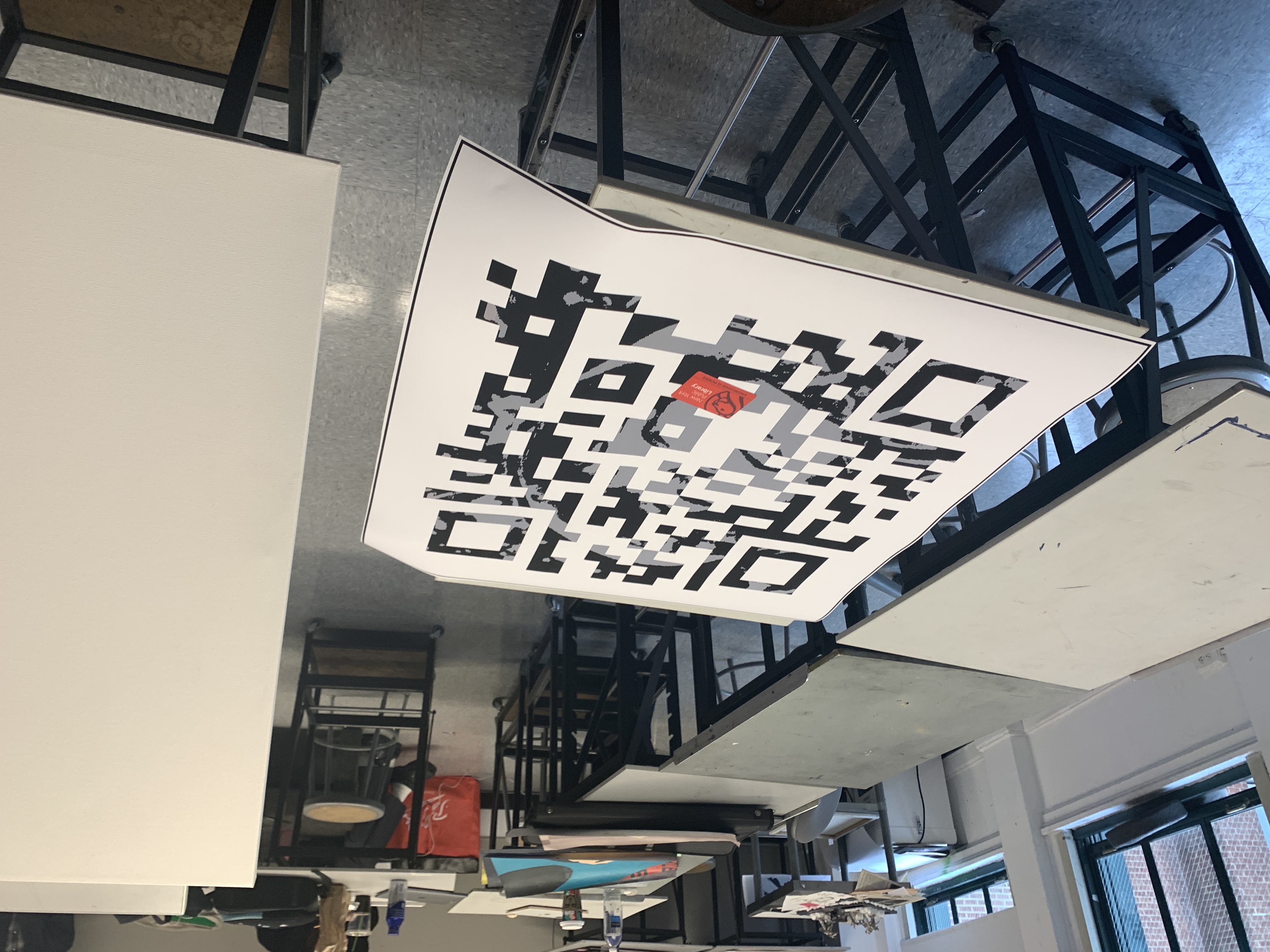 The printout, laid out flat